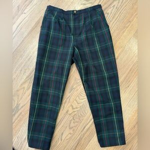 Urban Outfitters plaid 3/4 trouser